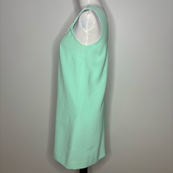 Lilly Pulitzer beautiful mint green beaded shift dress size XS - Picture 4 of 8